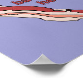 Don't Go Bacon Myハートおもしろいの看板 ポスター (角)