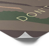 Dont Go Bungee Jumping Travel Poster ポスター (角)