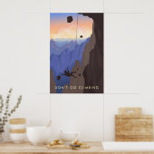 Dont Go Climbing Travel Poster ポスター (キッチン)