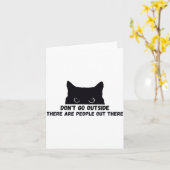 Dont Go Outside There Are People Out There  カード (黄色い花)