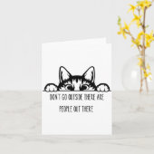 Dont Go Outside There Are People Out There _1 カード (黄色い花)