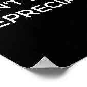 Don't Hate Depreciate Accounting Pun Funny Jokes S ポスター (角)