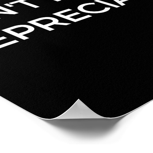 Don't Hate Depreciate Accounting Pun Funny Jokes S ポスター (角)