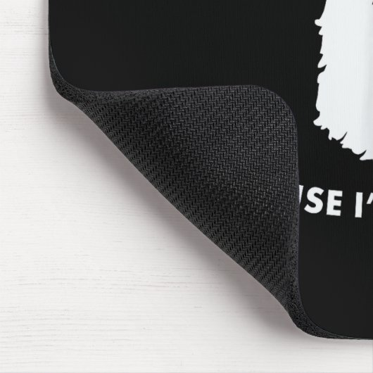 Don't Hate Me Because I'm Beardiful Shirt For Bear マウスパッド (コーナー)