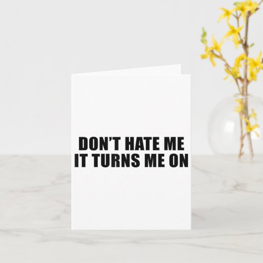 Don't Hate Me It Turns Me On  カード (黄色い花)