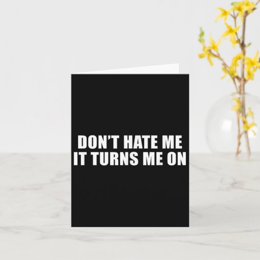 Don't Hate Me It Turns Me On  カード (黄色い花)