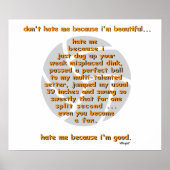 Don't Hate Me VOLLEYBALL ポスター (正面)