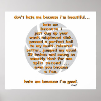 Don't Hate Me VOLLEYBALL ポスター