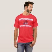 Dont Hate the Player Hate the Game retro Tシャツ (正面フル)