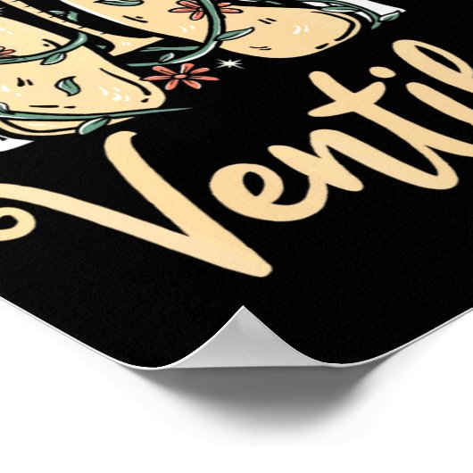 Dont Hate Ventilate Resratory Therast Pulmono _1 ポスター (角)