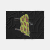 Dont Have A Cow Man  フリースブランケット (正面(横))