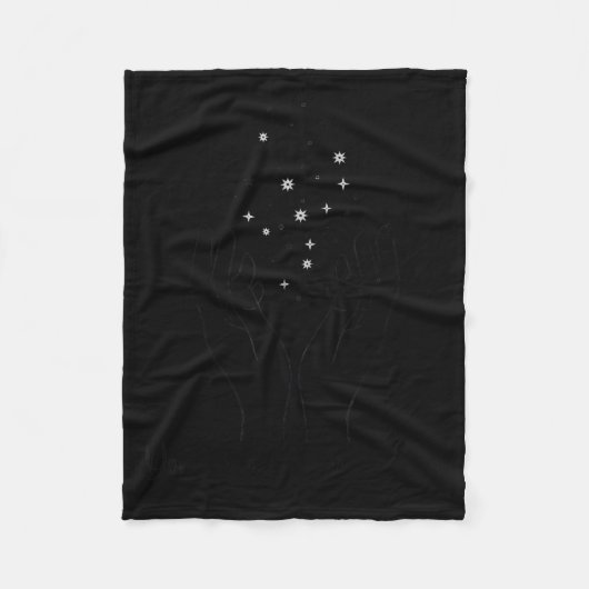 Don't Hide Your Magic Motivational Quote Sitive Vi フリースブランケット (正面)