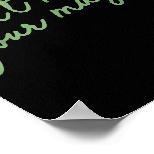 Don't Hide Your Magic Motivational Quote Sitive Vi ポスター (角)