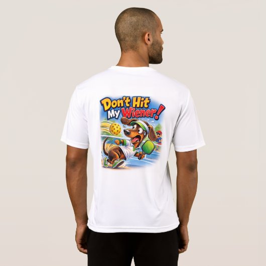 Don't hit my wiener!   tシャツ (裏面フル)