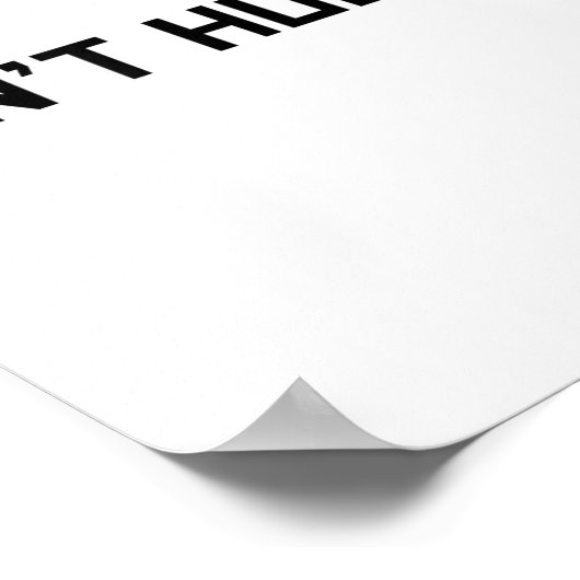 Don't Hug Me Funny Anti-social No Hugs Here ポスター (角)