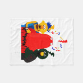 Don't Hug Me I'm Eds 面白い皮肉 フリースブランケット (正面(横))