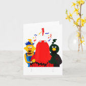 Don't Hug Me I'm Eds Funny Saying Sarcasm  カード (黄色い花)