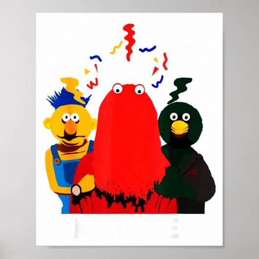 Don't Hug Me I'm Eds Funny Saying Sarcasm ポスター (正面)