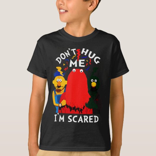 Don't Hug Me I'm Eds Funny Saying Sarcasm Tシャツ (正面)