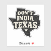 Don't India My Texas シール (シート)