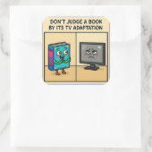 "Don't Judge a book by its TV Adaption スクエアシール (バッグ)