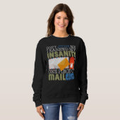 Don't Judge Me  Postal Worker Mailman Postman Mail スウェットシャツ (正面フル)