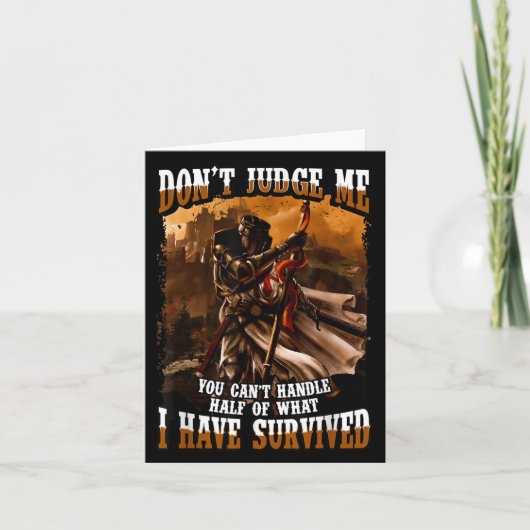 Don't Judge Me You Can't Handle Half Of What I Hav カード (正面)