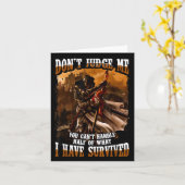 Don't Judge Me You Can't Handle Half Of What I Hav カード (黄色い花)