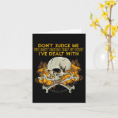 Don't Judge Me You Can't Handle Half Of What I've カード (黄色い花)