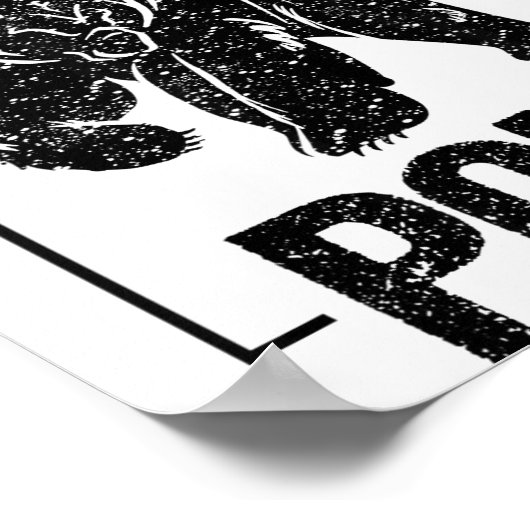 Don't Ke Funny Bear _ Cute Superhero Bear Usa Gift ポスター (角)