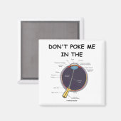 Dont Ke Me In The Eye Eye Anatomy Attitude  マグネット (正面/裏面)