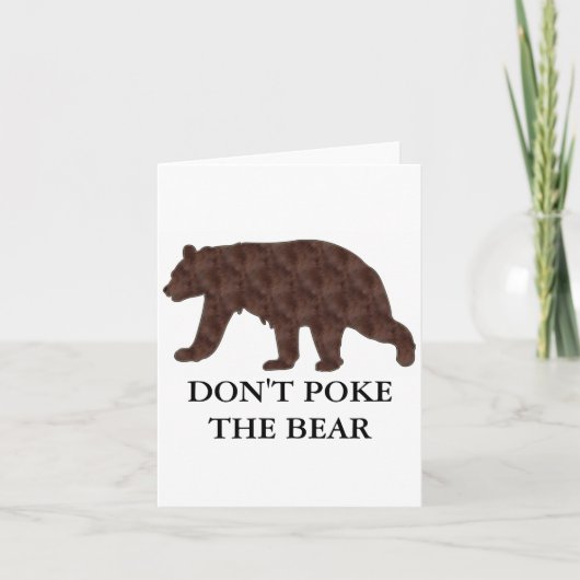 Dont Ke The Bear  カード (正面)