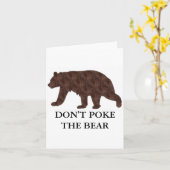 Dont Ke The Bear  カード (黄色い花)