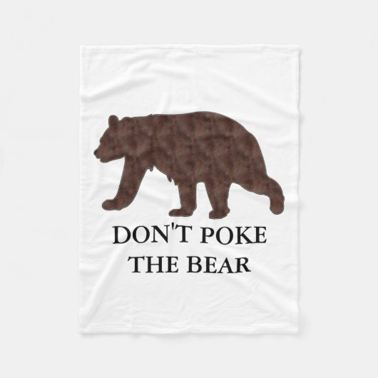 Dont Ke The Bear  フリースブランケット (正面)