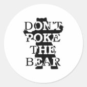 Don't Ke The Bear  ラウンドシール (正面)