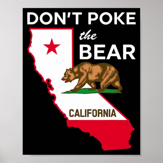 Dont Ke The Bear California Republic Design  ポスター (正面)