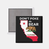 Dont Ke The Bear California Republic Design  マグネット (正面/裏面)