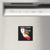 Dont Ke The Bear California Republic Design  マグネット (インサイチュ (食洗機))