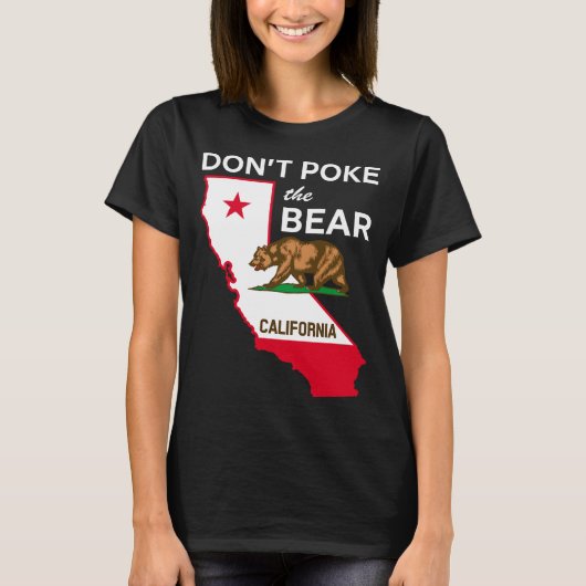 Dont Ke The Bear California Republic Design Tシャツ (正面)