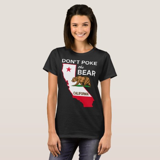 Dont Ke The Bear California Republic Design  Tシャツ (正面フル)