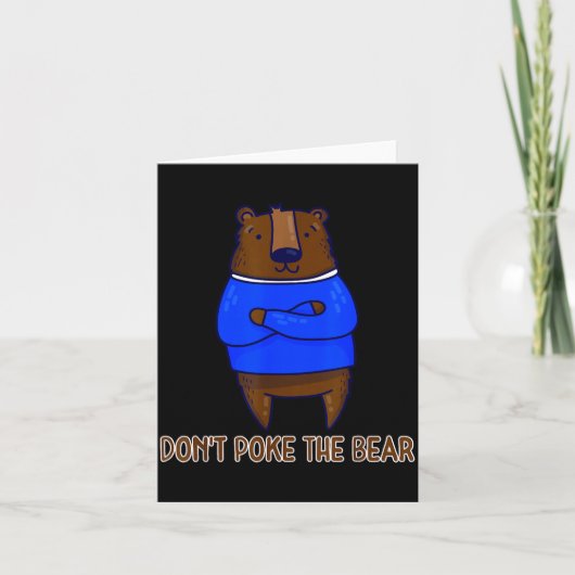 Don't Ke The Bear Gift  カード (正面)