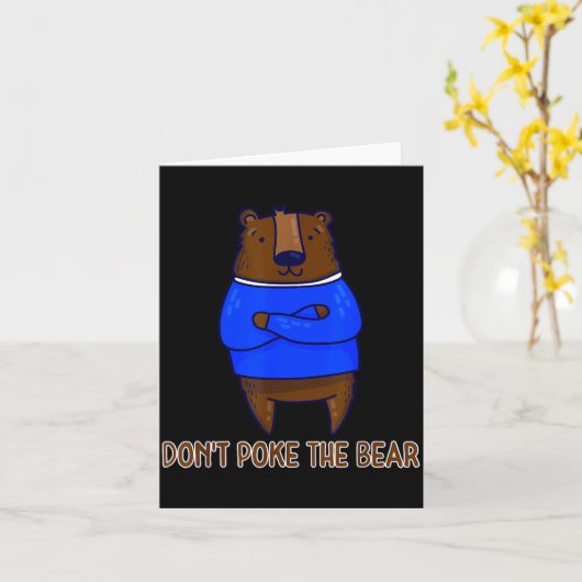 Don't Ke The Bear Gift  カード (黄色い花)