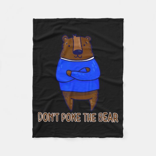 Don't Ke The Bear Gift  フリースブランケット (正面)