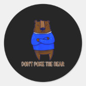 Don't Ke The Bear Gift  ラウンドシール (正面)