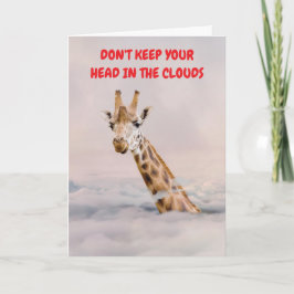 DON'T KEEP YOUR HEAD IN THE CLOUDS. カード