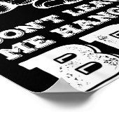 Dont Leave Me Hanging Bro - Fist Bump ポスター (角)