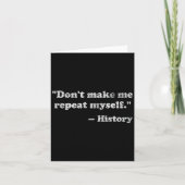 Dont Let Me Repeat Myself History _1 カード (正面)