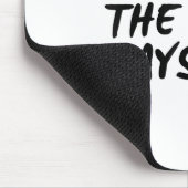 Don't Let The Hard Days Win Motivational Tee  マウスパッド (コーナー)