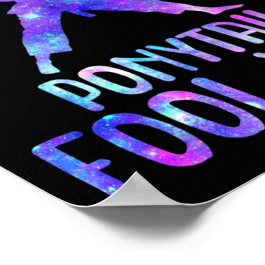 Dont Let The Ponytail Fool You Funny For Karate Gi ポスター (角)