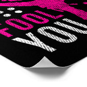 Dont Let The Ponytail Fool You Funny Karate Girl  ポスター (角)